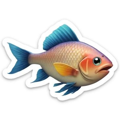fish supervilla sticker