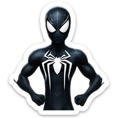 Spider-Man symbiote sticker