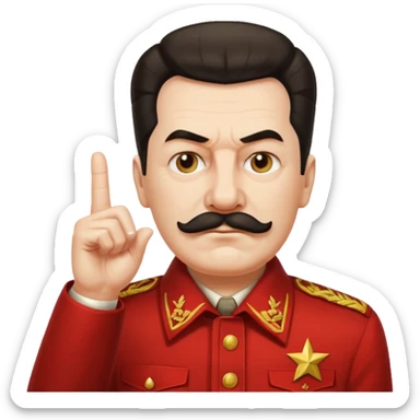 스탈린이 뻑큐를 날림 sticker