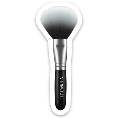 Makeup brush sticker