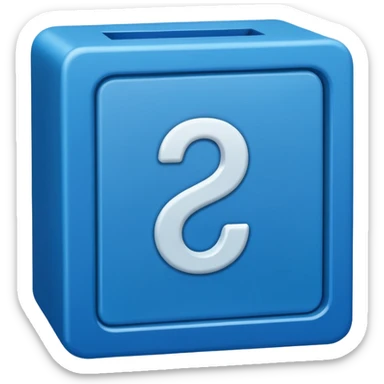 number zero in a box that blue sticker