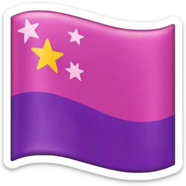 Floptropica flag sticker