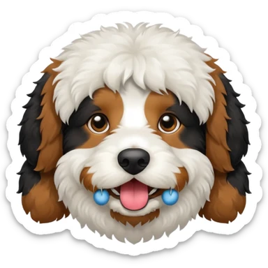 Bernedoodle sticker