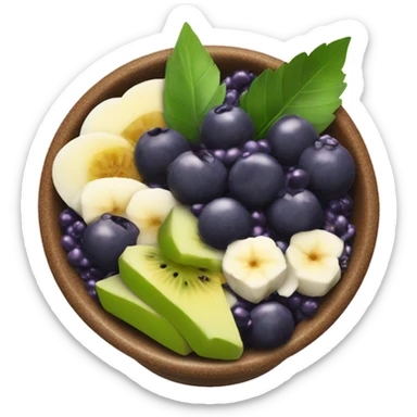 açai bowl sticker