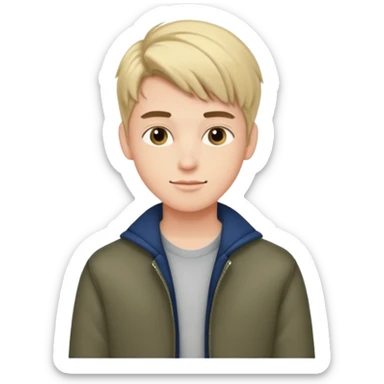 handsome and young teen pinterest boy good at fashion. popular among 'that brat girl' sticker