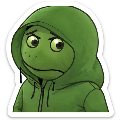 Kenny from South Park smoking a blunt sticker