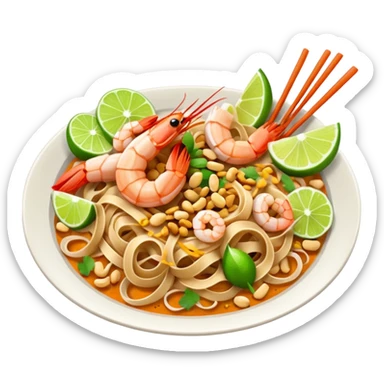 Pad thai sticker