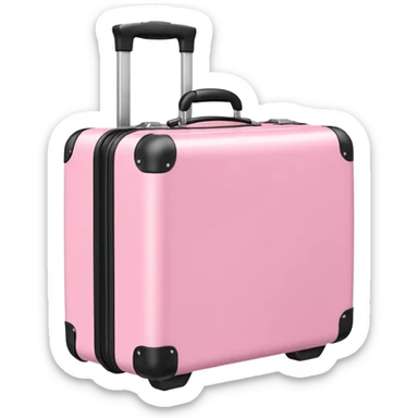 Maleta rosa de viaje  sticker