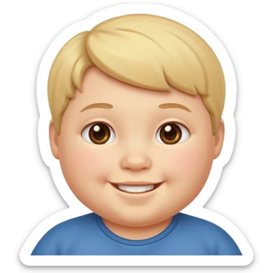 criança gorda sticker