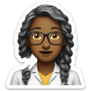 Courtney the biochemist  sticker
