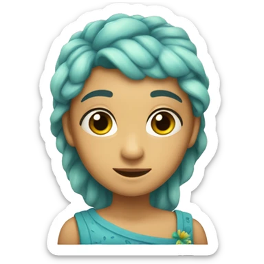 una mariposa acuatica sticker