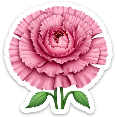 carnation simple sticker