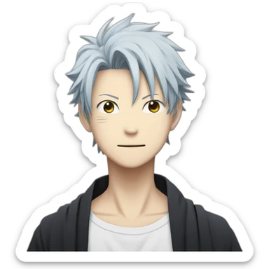 gojo is a cat from jujutsu kaisen sticker