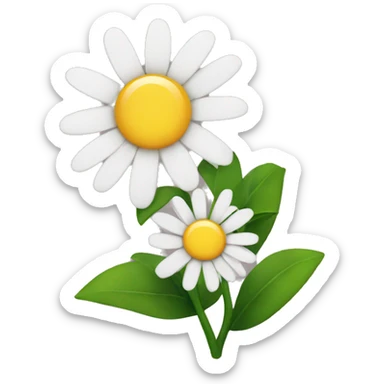 Daisy sticker