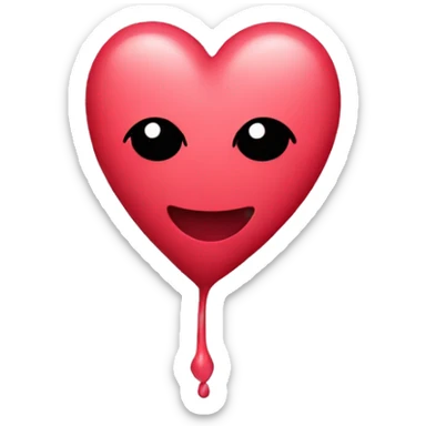 Hearts emoji sticker