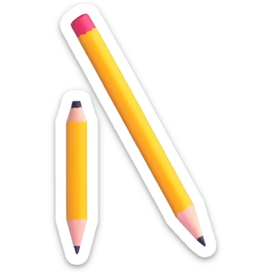 survey pencil sticker