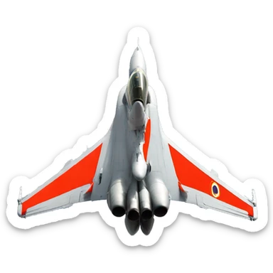 Eurofighter typhoon powerful looking sticker