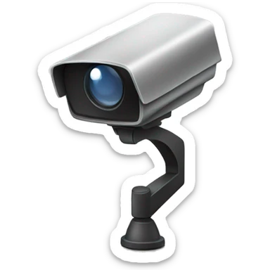 camera de surveillance sticker