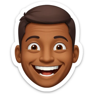 a guy from kerala laughing sticker