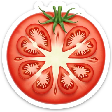 tomato slice sticker