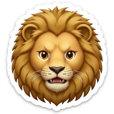 Lion marocain sticker