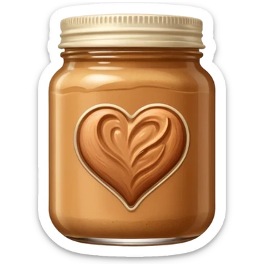 almond butter sticker