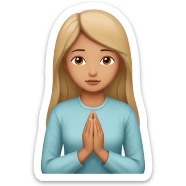 Noña rezando sticker
