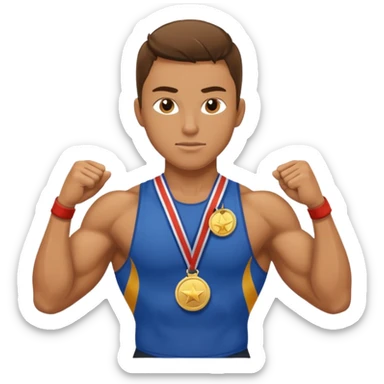 Champion with all respect sticker