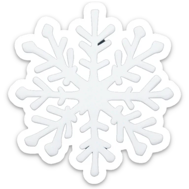 Chanel snowflake sticker