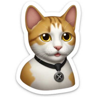 hitler as a cat sticker