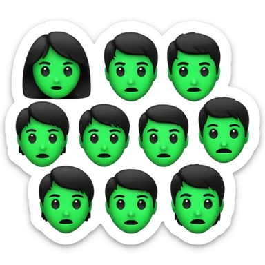 GENERAME   8  ICONOS individuales  TIPO EMOJI SILUETEADOS SIN FONDO   ESTILO RETRO OCHENTERO CON LA TEMATICA DE LA PELICULA  The Evil Dead (Posesión infernal) sticker