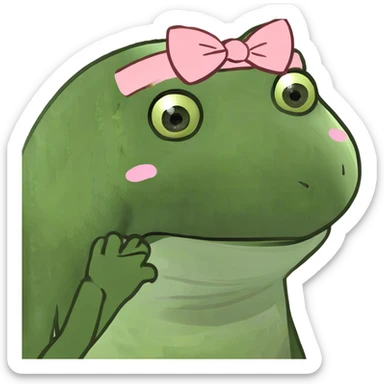 Flustered Blush (anime-style) 😳💨 sticker