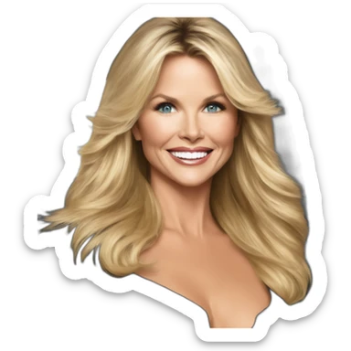 christie-brinkley-in-ferrari sticker