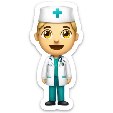 Infirmière a domicile sticker