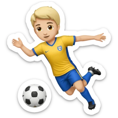soccer player sticker