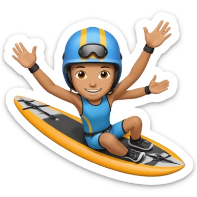extreme sports lover sticker