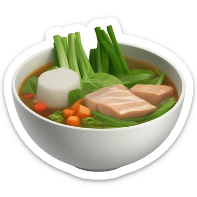 sinigang in a bowl sticker