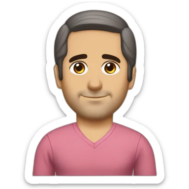 retro 70s gym clothes for happy Michael scott sticker