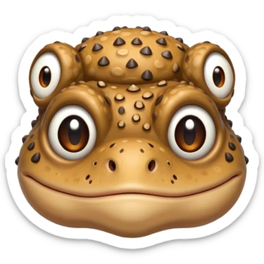 bufo neutral expression sticker