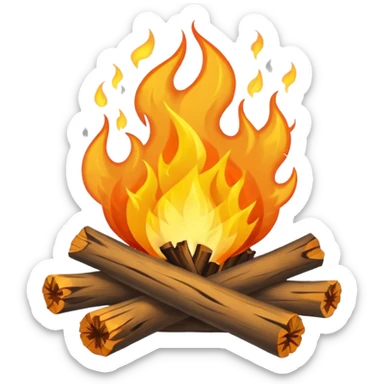 Bonfire sticker