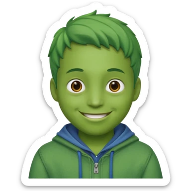 Pascal con ropita sticker