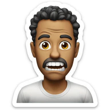 insanely mad emoji  sticker