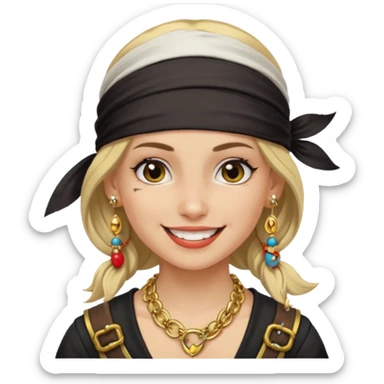 Une Princesse Pirates rebelles sticker
