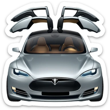 Tesla transforming sticker