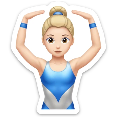 mono gimnasta sticker