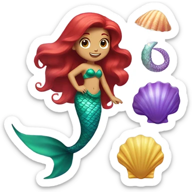 Ariel sticker