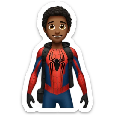 Miles Morales Spiderman sticker