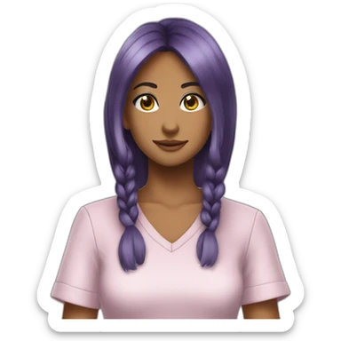 Le dresseur Sasha dans pokemon sticker