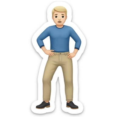 a man farting sticker