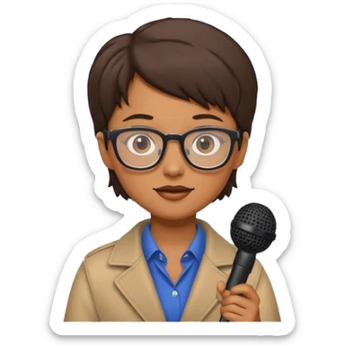 de un periodista sticker